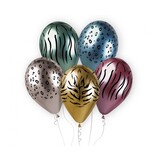 Gemar Ballonnen Safari Dieren Print |  5 stuks Gemar Ballonnen Safari Dieren Print |  5 stuks