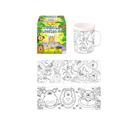 Henbrandt Colorez votre propre jungle de tasse | Par unité