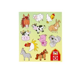 LG Imports Autocollants Dieren Farm | par feuille LG Imports Autocollants Dieren Farm | par feuille