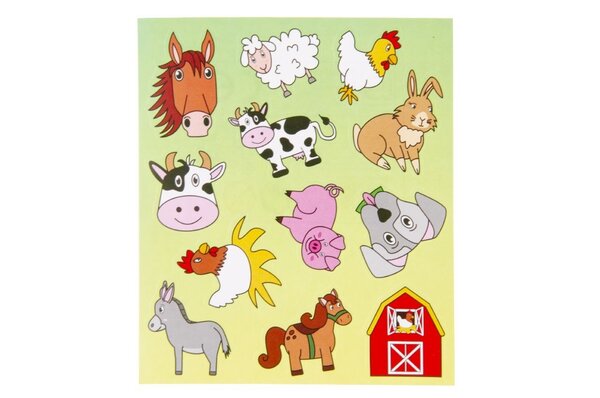 LG Imports Boerderij Dieren Stickers | per vel LG Imports Boerderij Dieren Stickers | per vel