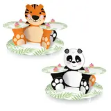 Tuf-Tuf Jungle Dieren Cupcake Standaard | per stuk Tuf-Tuf Jungle Dieren Cupcake Standaard | per stuk