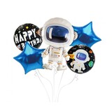 Helium Ballonnen Boeket Ruimte en Space Kosmos | 5 delig Helium Ballonnen Boeket Ruimte en Space Kosmos | 5 delig