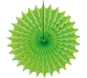 Folat Waaier Neon Groen 45cm | Per Stuk