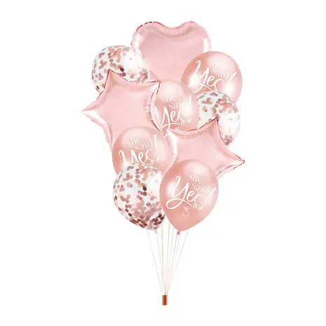 Tuf-Tuf Engagement balloons She Said Yes | 10 pieces Tuf-Tuf Engagement balloons She Said Yes | 10 pieces