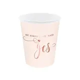 Tuf-Tuf Coupes de fiançailles Hey a demandé et elle a dit oui 220 ml | 6 morceaux Tuf-Tuf Coupes de fiançailles Hey a demandé et elle a dit oui 220 ml | 6 morceaux