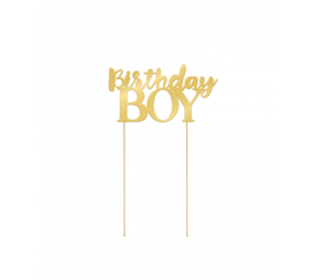 Paper Dreams Cake Topper Birthday Boy 22x11,5cm | per stuk Paper Dreams Cake Topper Birthday Boy 22x11,5cm | per stuk