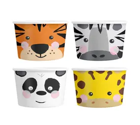 Tuf-Tuf Party Animal Ice cream cups 150ml | 4 pieces Tuf-Tuf Party Animal Ice cream cups 150ml | 4 pieces