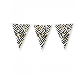 Paper Dreams Zebra Print Vlaggenlijn 10 mtr | per stuk Paper Dreams Zebra Print Vlaggenlijn 10 mtr | per stuk