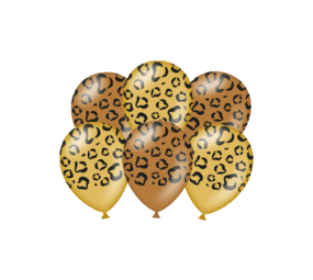 Paper Dreams Leopard -Druckballons 30 cm | 6 Stück