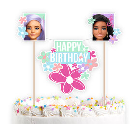 Amscan Barbie Sweet Life Caketopper | Par unité