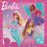 Procos Party Barbie Fantasy Napkins 33x33cm | 20 pieces Procos Party Barbie Fantasy Napkins 33x33cm | 20 pieces