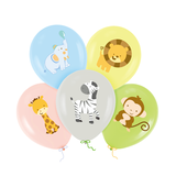Tuf-Tuf Jungle Dieren Kids Ballonnen | 5 stuks Tuf-Tuf Jungle Dieren Kids Ballonnen | 5 stuks