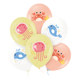 Tuf-Tuf Marine animals balloons 6 pieces Tuf-Tuf Marine animals balloons 6 pieces