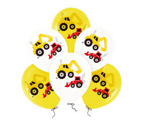 Tuf-Tuf Excavator balloons 6 pieces