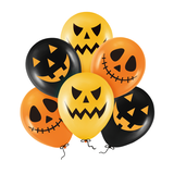 Tuf-Tuf Halloween Balloons Oranje-Zwart | 6 Stück Tuf-Tuf Halloween Balloons Oranje-Zwart | 6 Stück