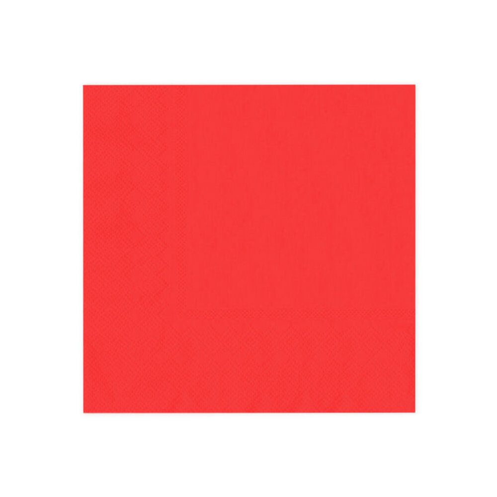 Tuf-Tuf Red Napkins 33x33cm | 10 morceaux