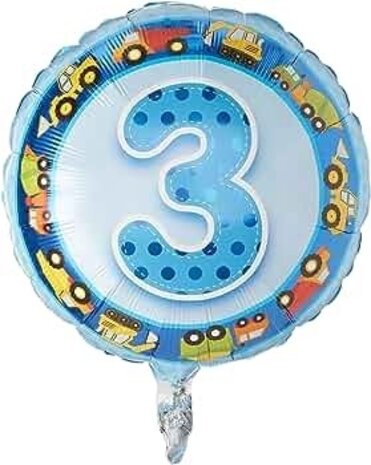 Qualatex Vehicles Folie Ballon 3 years 45cm | Per Unit Qualatex Vehicles Folie Ballon 3 years 45cm | Per Unit