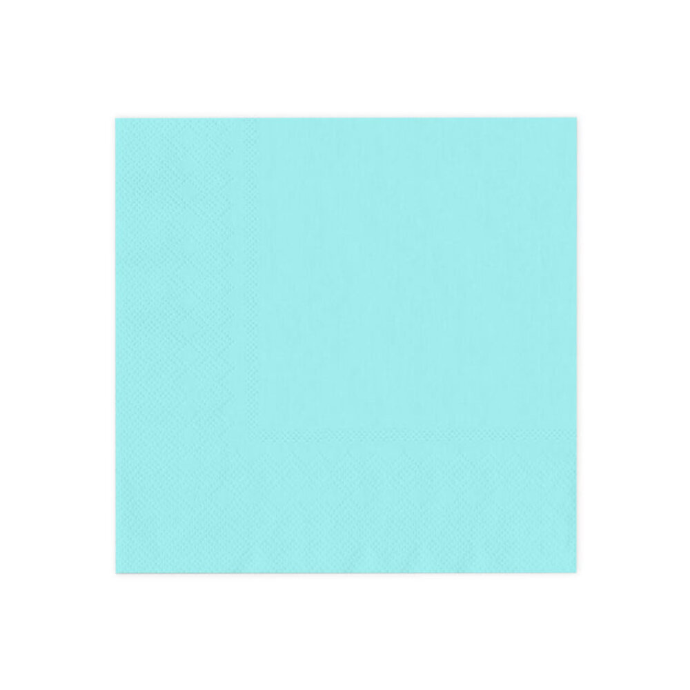 Tuf-Tuf Turquoise napkins 33x33cm | 10 pieces