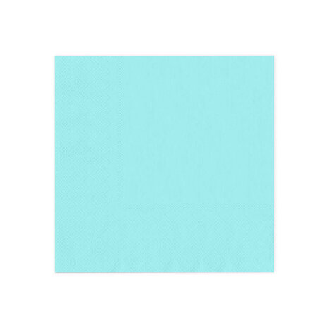 Tuf-Tuf Turquoise Napkins 33x33cm | 10 morceaux Tuf-Tuf Turquoise Napkins 33x33cm | 10 morceaux