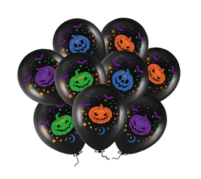 Tuf-Tuf Halloween Ballonnen Pompoenen | 9 stuks Tuf-Tuf Halloween Ballonnen Pompoenen | 9 stuks