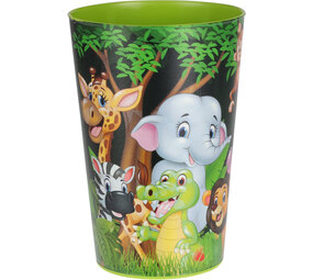 Tuf-Tuf Jungle Traktatiebeker 340ml | per stuk Tuf-Tuf Jungle Traktatiebeker 340ml | per stuk
