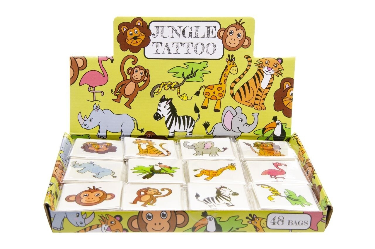 LG Imports Jungle Animals Tattoo | 2 sheets