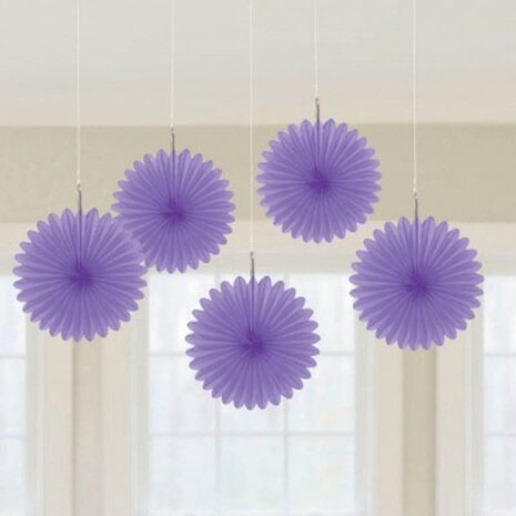 Mini fans purple | 5 pieces Mini fans purple | 5 pieces