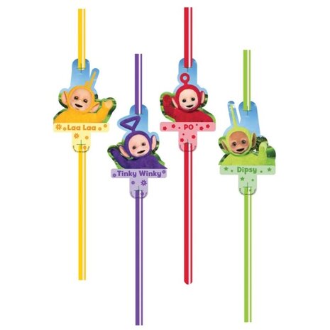 Rietjes Teletubbies 8 stuks