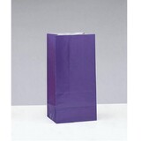 Party bag Purple paper 12 pieces Party bag Purple paper 12 pieces