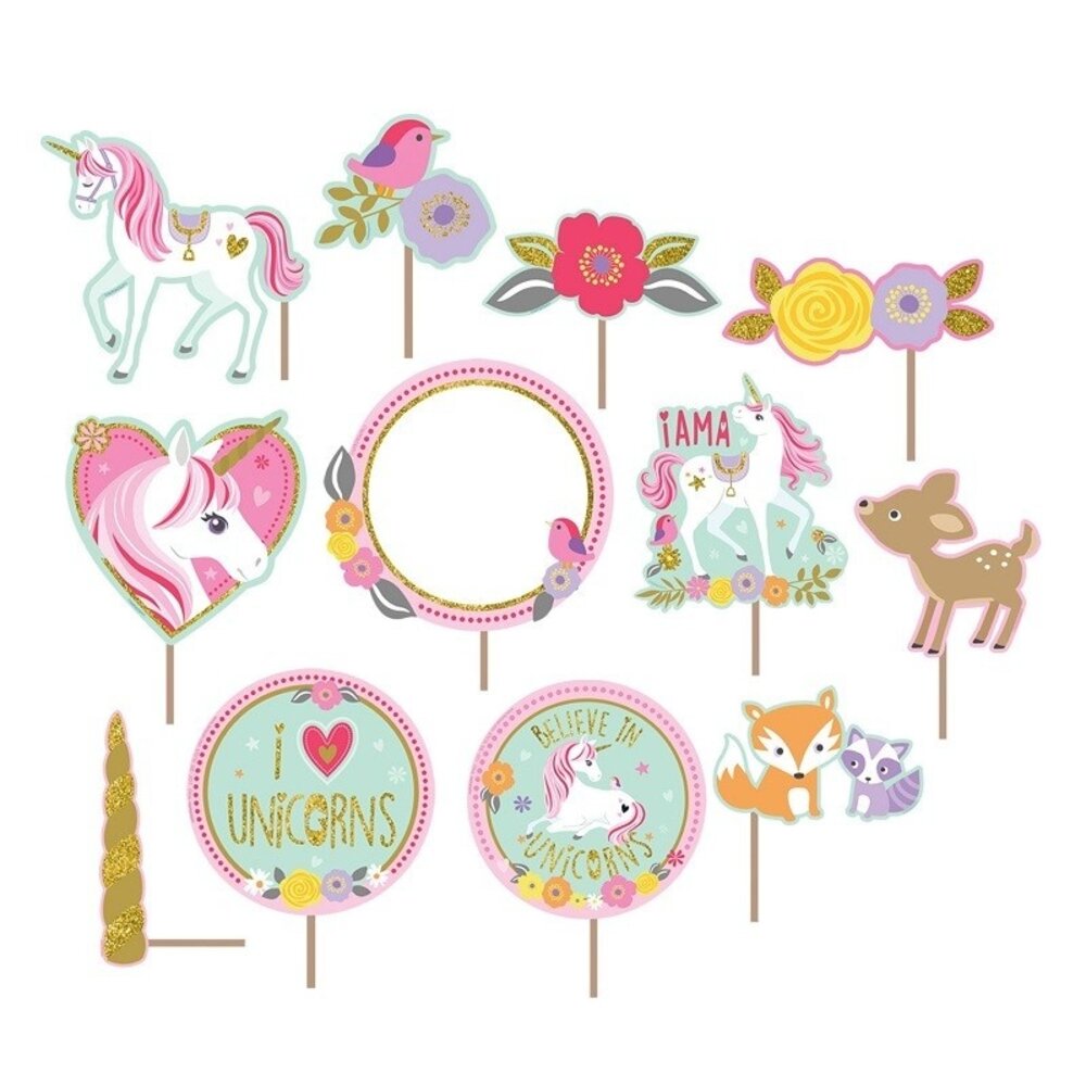 Scene Setter Unicorn - Unicorn with Photo props