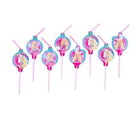 Strohhalme Barbie & amp; Einhorn & amp; Meerjungfrau Strohhalme Barbie & amp; Einhorn & amp; Meerjungfrau