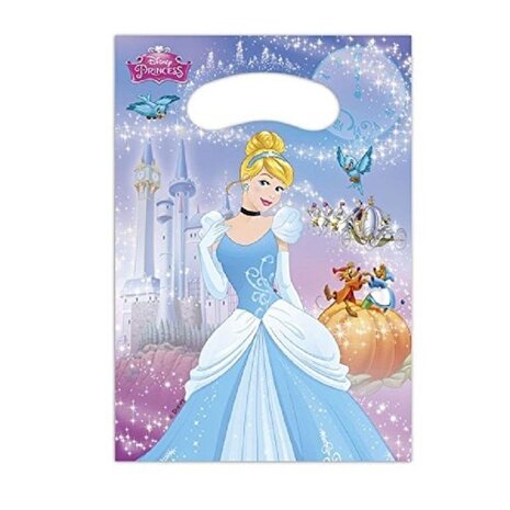Party bag Cinderepoester fairy tale 6 pieces