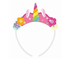 Tiara Eenhoorn Party 4 stuks Tiara Eenhoorn Party 4 stuks