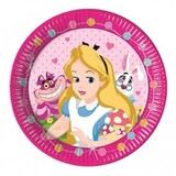 Bord Alice in Wonderland 23cm | 8 stuks