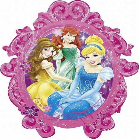 Super Shape Foil de ballon Princesses 90x90cm