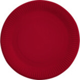 Amscan Plate apple red 23cm | 8 pieces Amscan Plate apple red 23cm | 8 pieces
