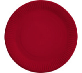Amscan Plaque pomme rouge 23cm | 20 morceaux Amscan Plaque pomme rouge 23cm | 20 morceaux