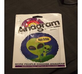 Ballon Alien Happy Birthday