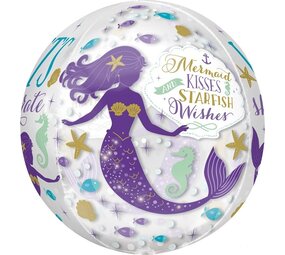 Folie Ballon Bol Mermaid - Meerjungfrau