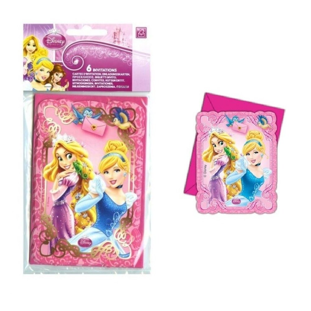 Invitation Disney Princess & Friends 6 pieces