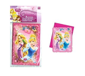 Invitation Disney Princess & Friends 6 pieces