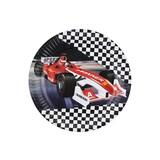 Race auto bord 18cm | 6 stuks Race auto bord 18cm | 6 stuks