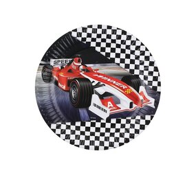 Race Auto plate 18cm | 6 pieces Race Auto plate 18cm | 6 pieces