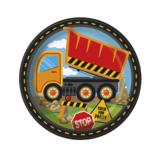 Unique Party Teller Konstruktion Party 22 cm | 8 Stück Unique Party Teller Konstruktion Party 22 cm | 8 Stück