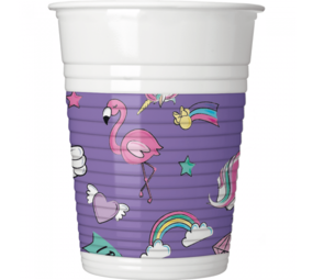 Beker Minnie Eenhoorn | 8 stuks Beker Minnie Eenhoorn | 8 stuks