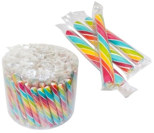 Candy rainbow sticks 12 gr. | per Unit Candy rainbow sticks 12 gr. | per Unit
