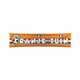 Street banner orange garden football | 180cm