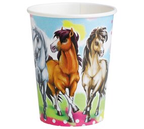 Tasse à café Charmante Chevaux Horses 250ml | 8 pièces