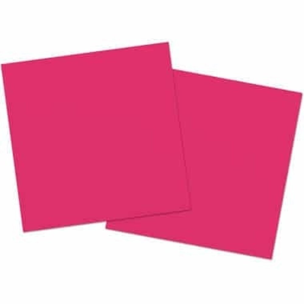 Serviette Hot Magenta 33x33 cm | 20 Teile