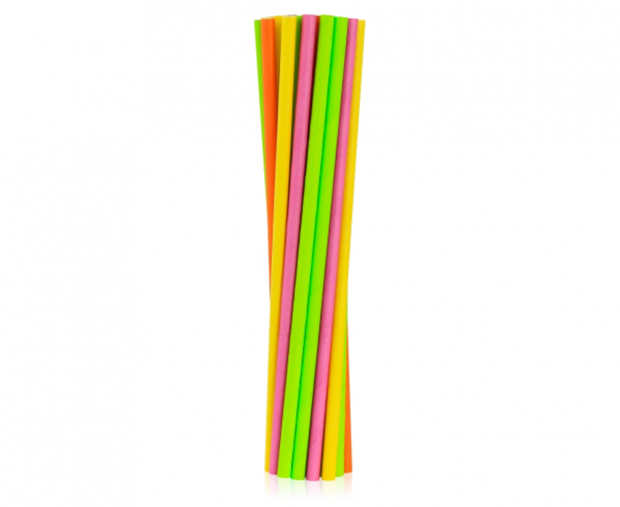 Godan Papieren Rietjes Neon | 250 stuks Godan Papieren Rietjes Neon | 250 stuks